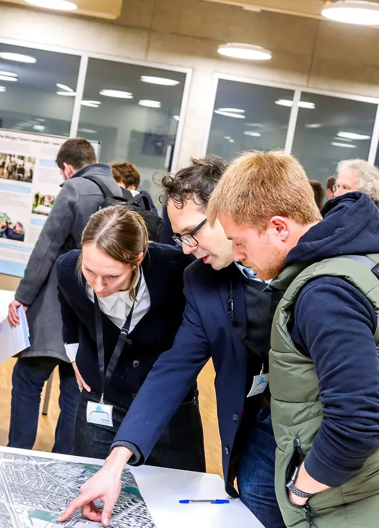 Stadtentwicklung Am Heidjöchl – Erfolgreiche Informationsveranstaltungen Anfang Dezember